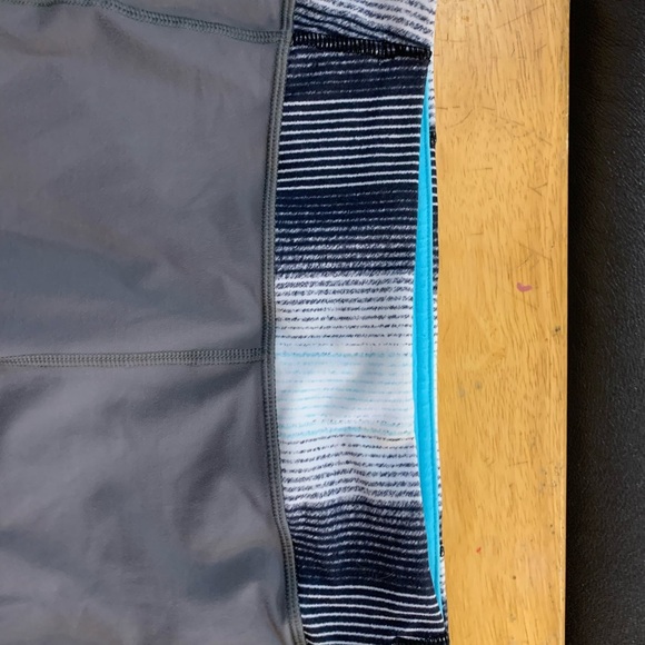 Lululemon Ivivva Leggings Girl Size 14 Gray Mesh - Picture 5 of 5